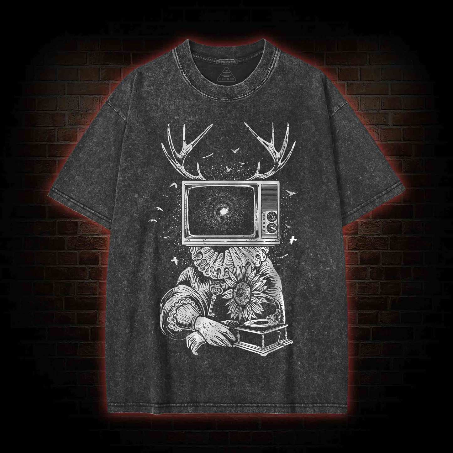 Hypnotic Washed T-shirt-nerdywave