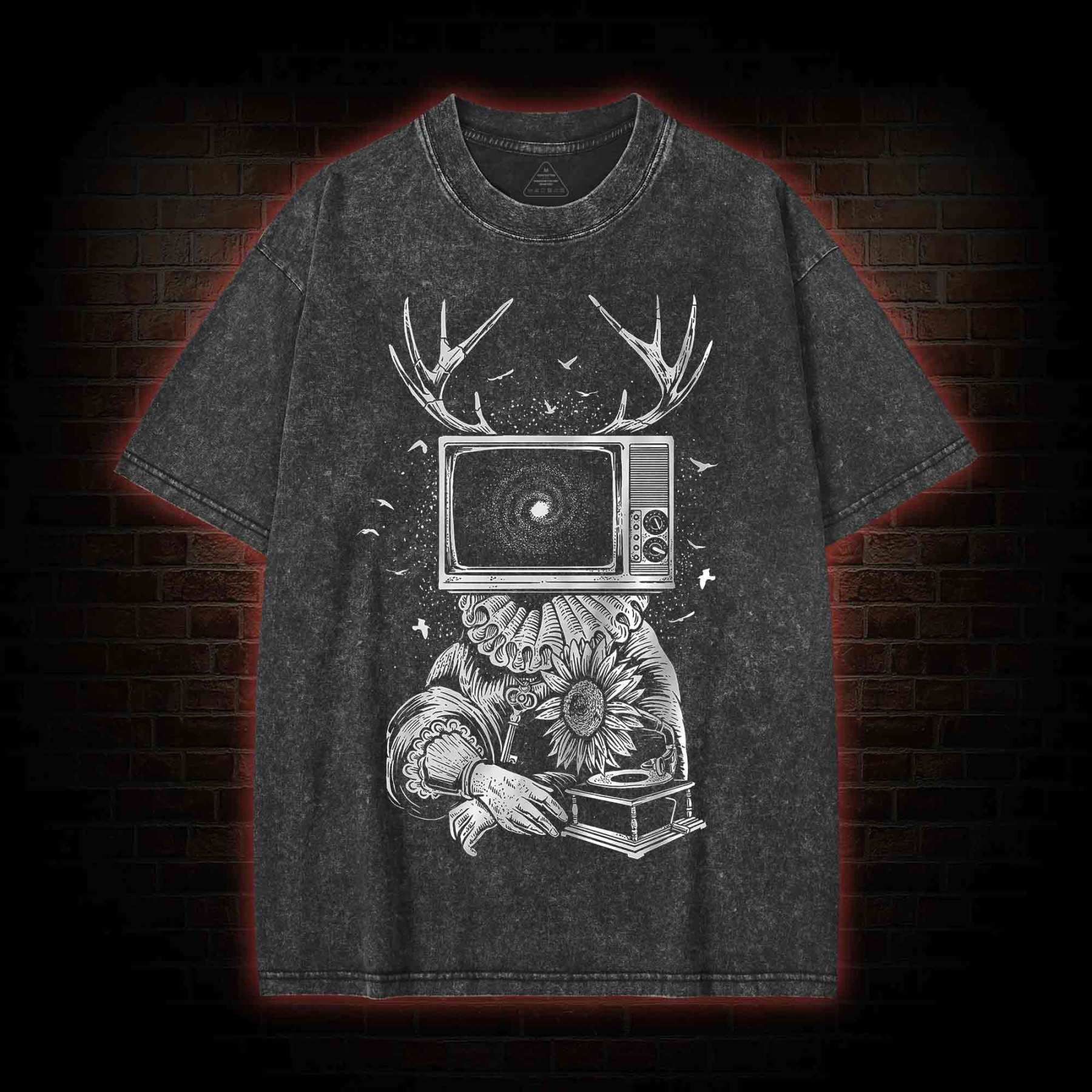 Hypnotic Washed T-shirt-nerdywave