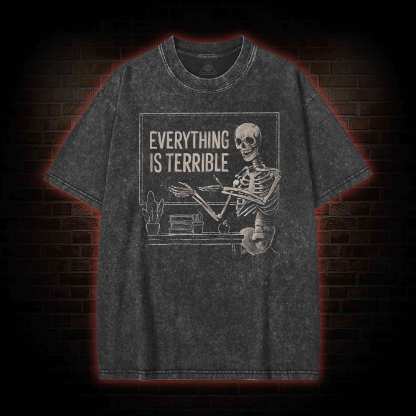 Everything Is Terrible Washed T-shirt