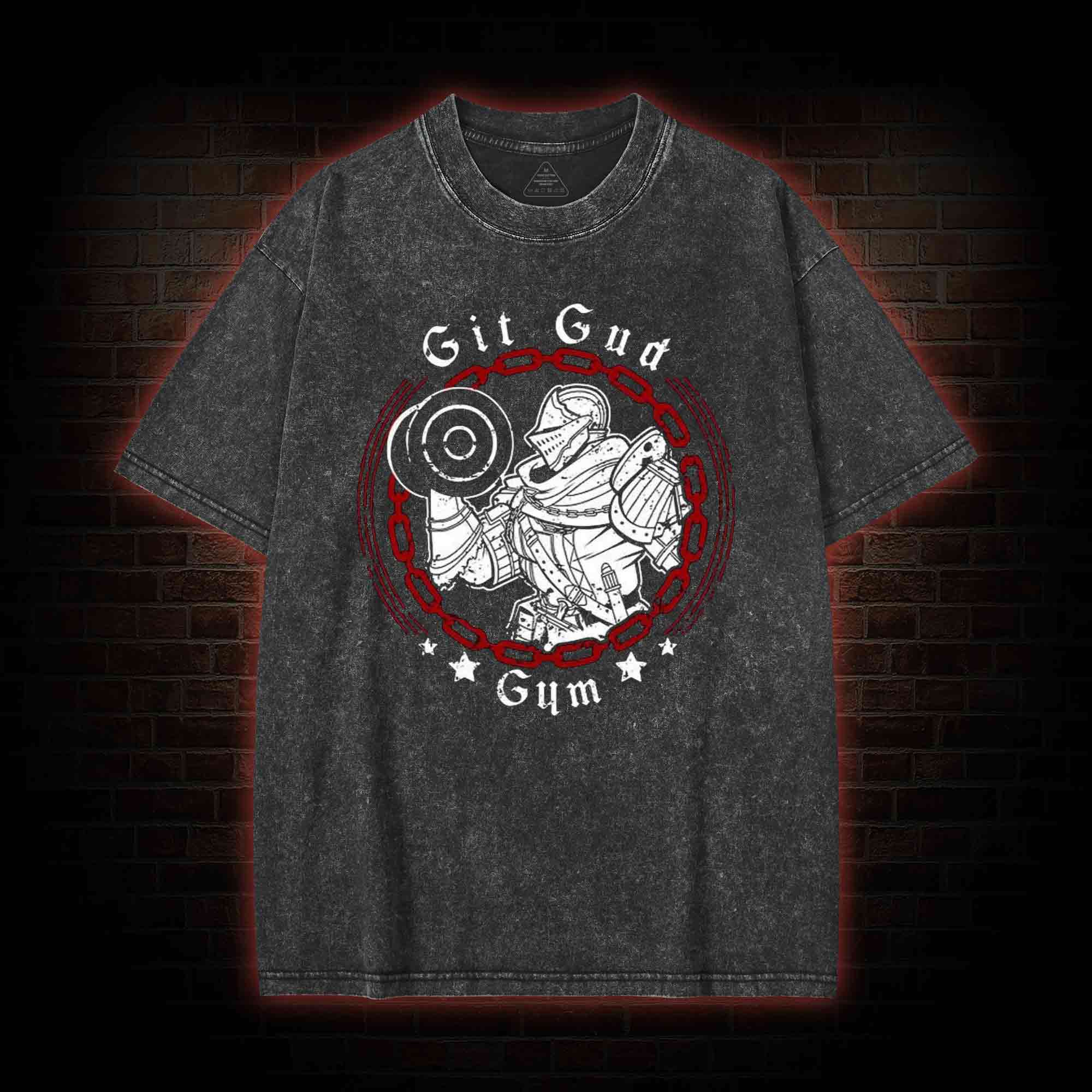 Git Gud Gym Washed T-shirt