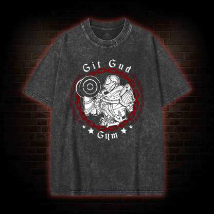 Git Gud Gym Washed T-shirt