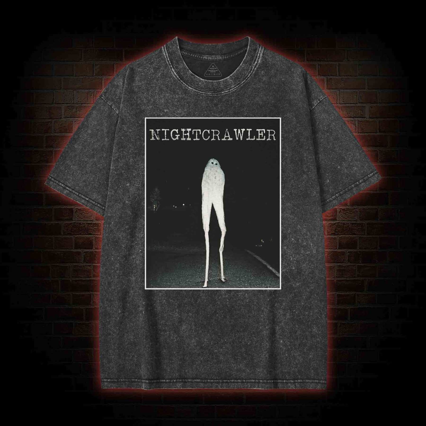 Fresno Nightcrawler Washed T-shirt with Dark Style