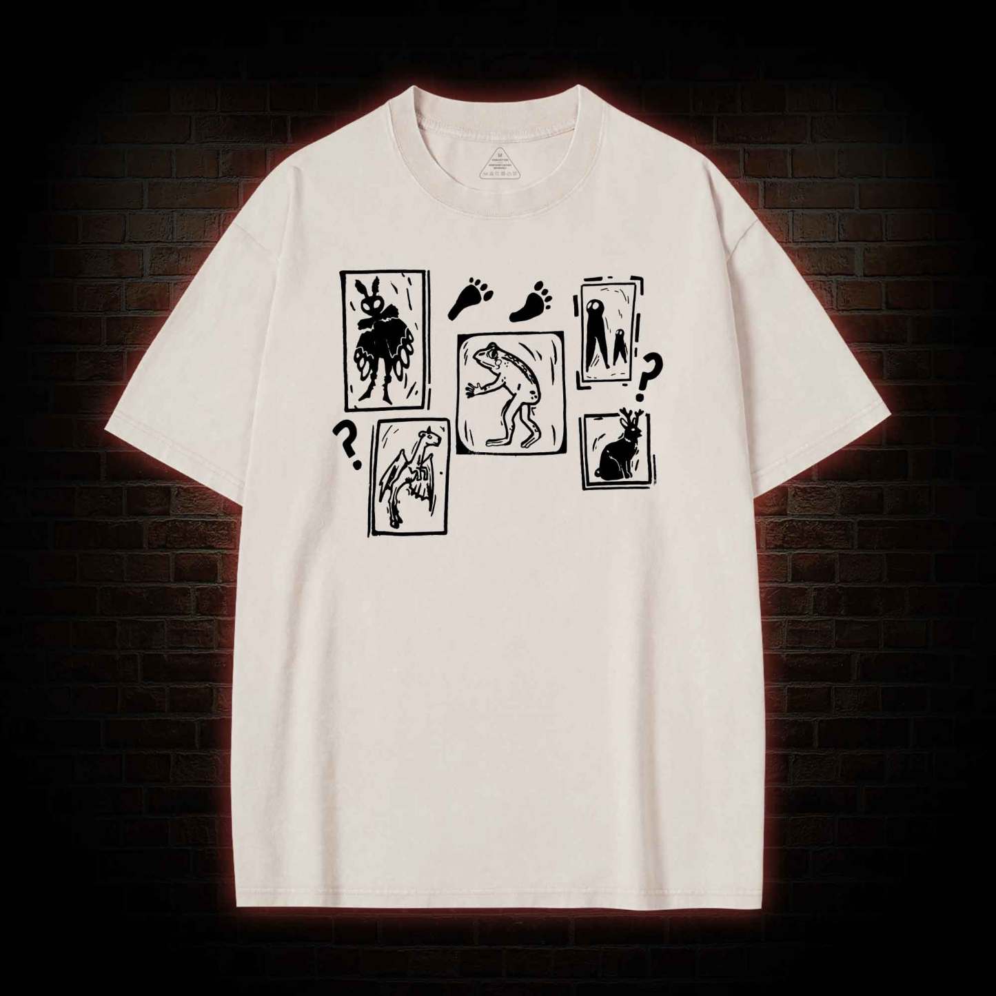 Cryptid Screenprint Washed T-shirt