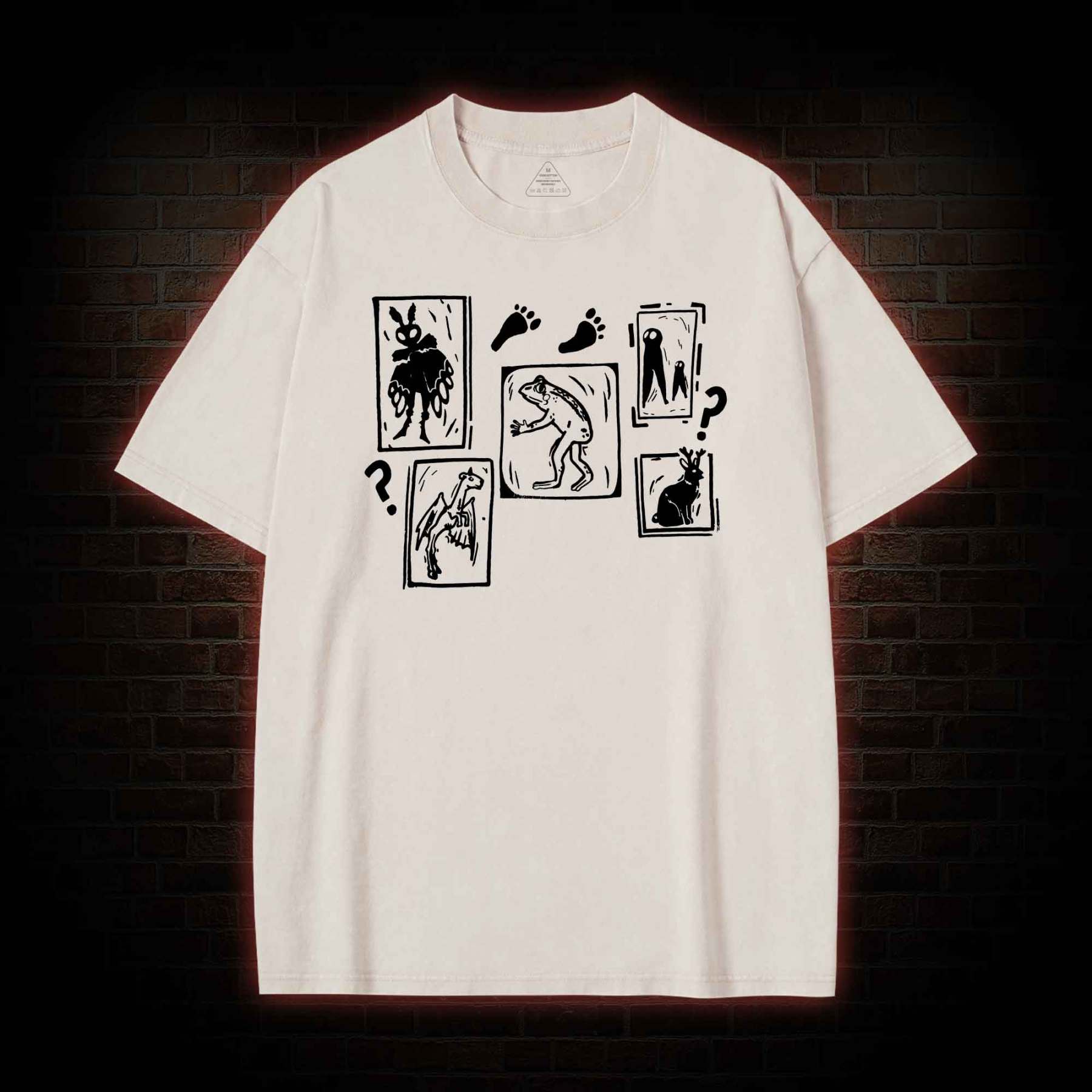 Cryptid Screenprint Washed T-shirt