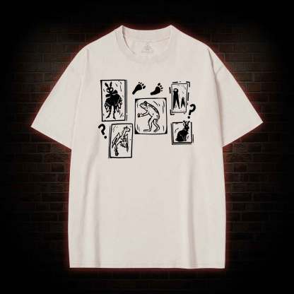 Cryptid Screenprint Washed T-shirt