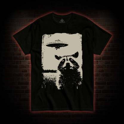 Raccoon UFO T-shirt