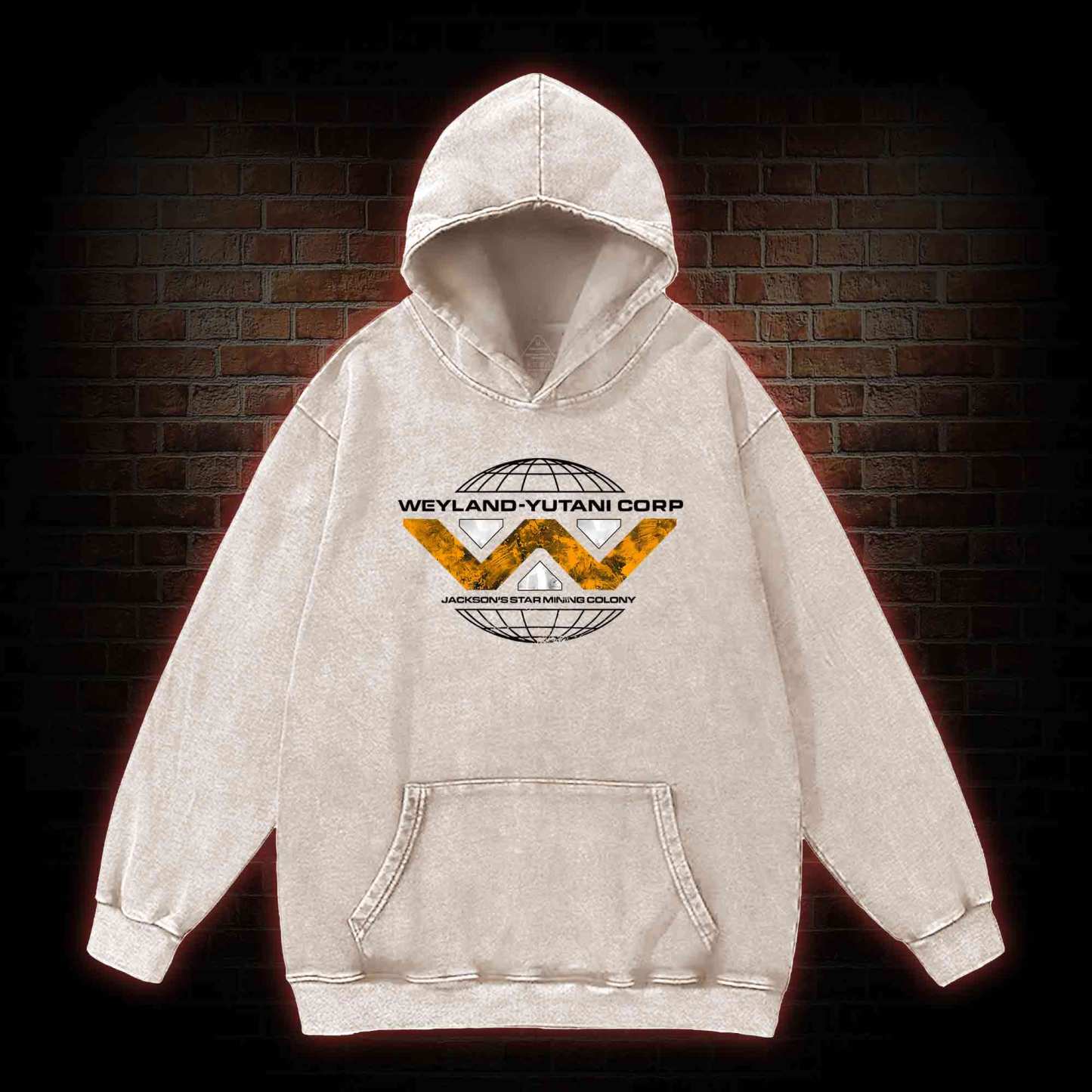 Romulus Weyland Yutani Corp Washed Hoodie