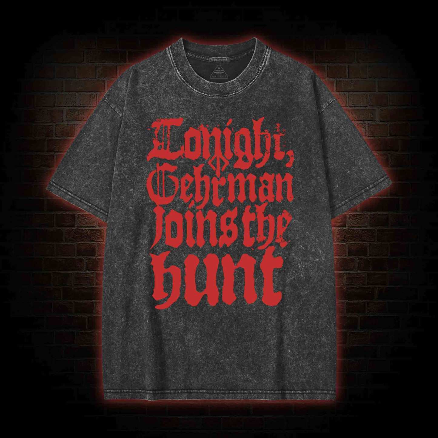 Gehrman Joins The Hunt Washed T-shirt with Dark Style