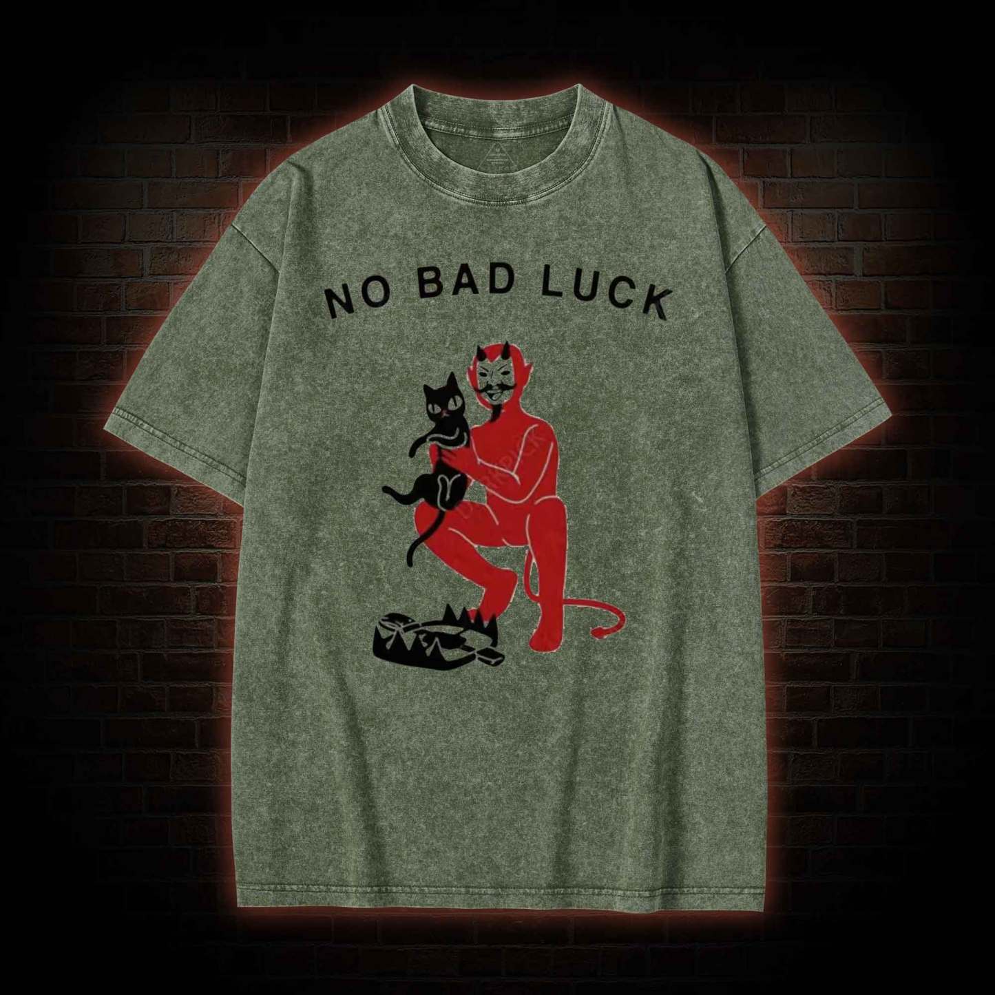 No Bad Luck Washed T-shirt