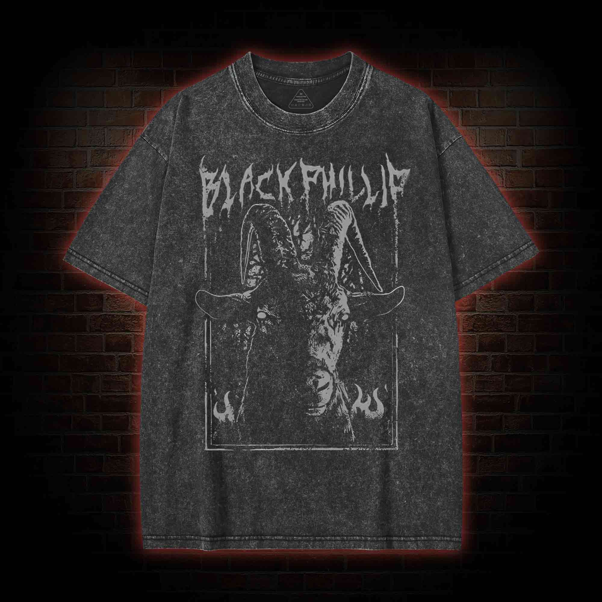 Black Phillip Washed T-shirt