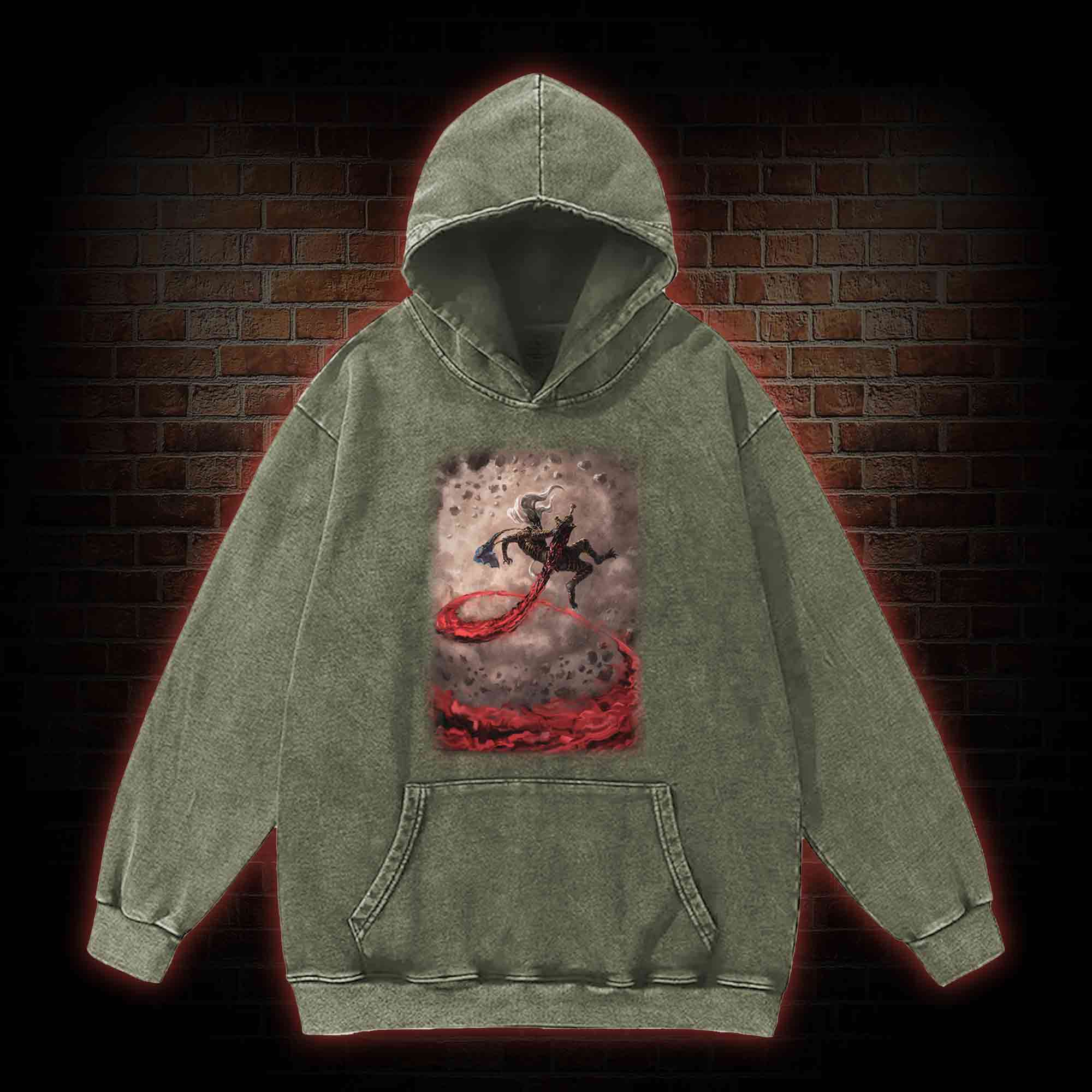 Blood Sword Washed Hoodie