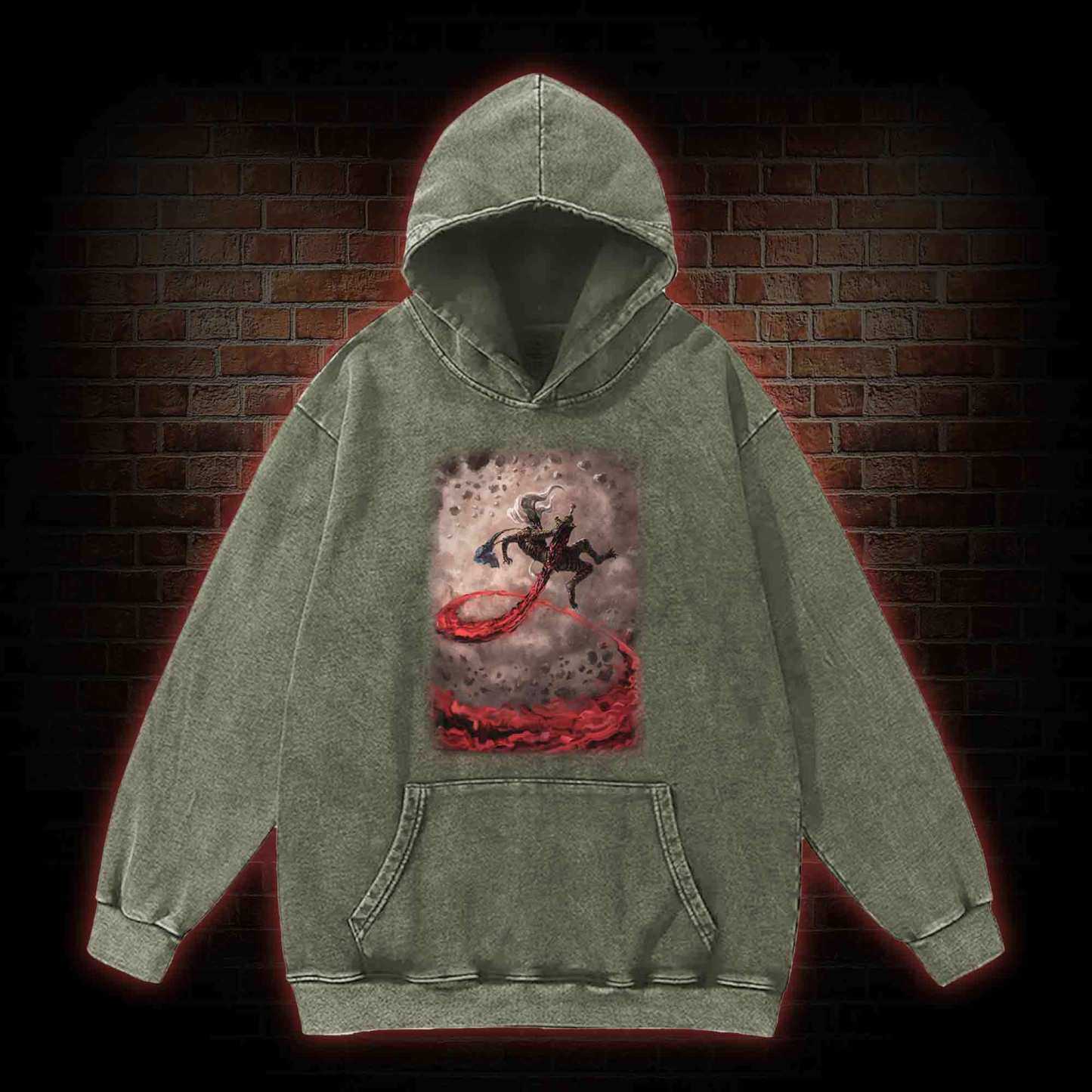 Blood Sword Washed Hoodie