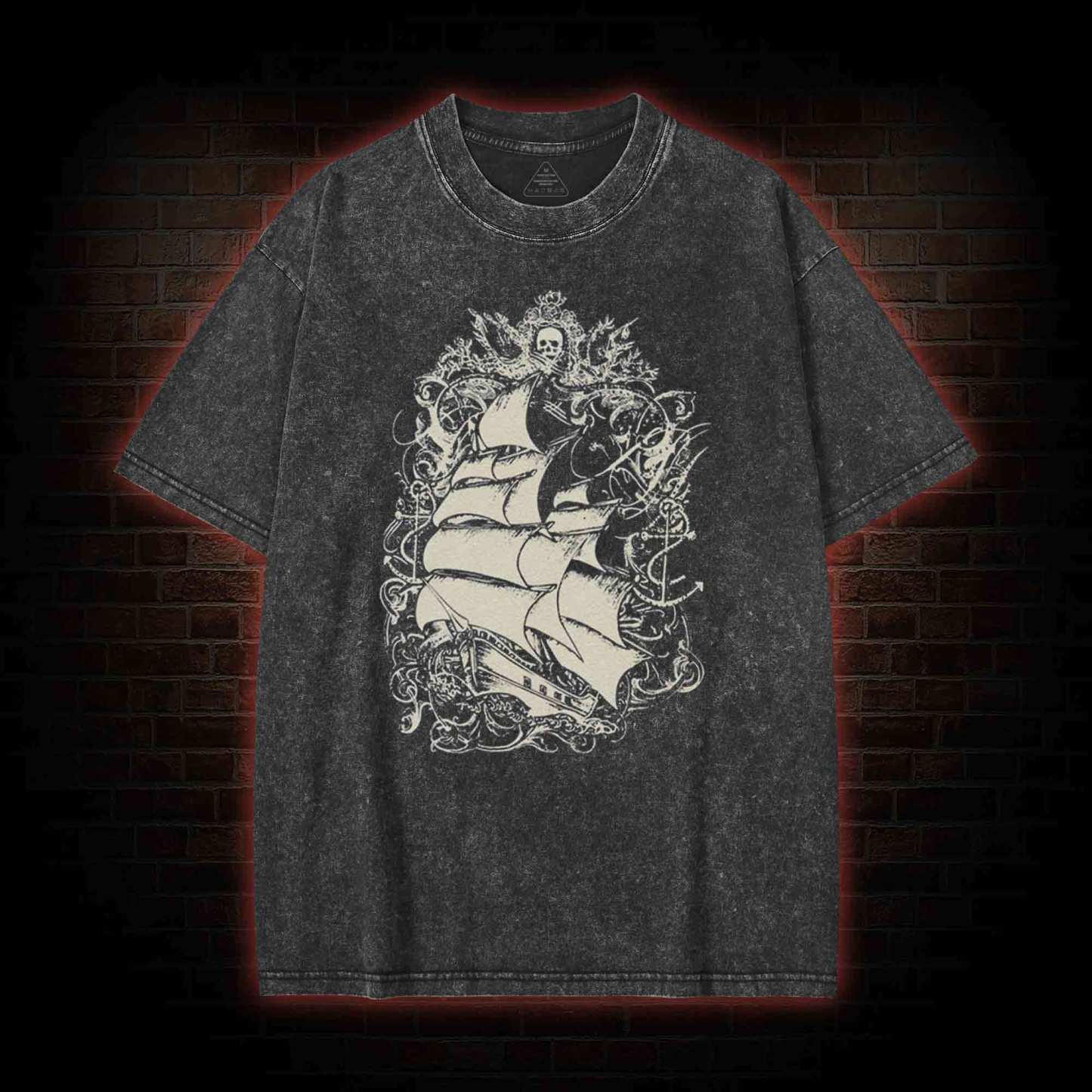 Pirate Ship Washed T-shirt