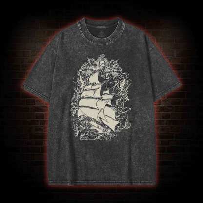 Pirate Ship Washed T-shirt
