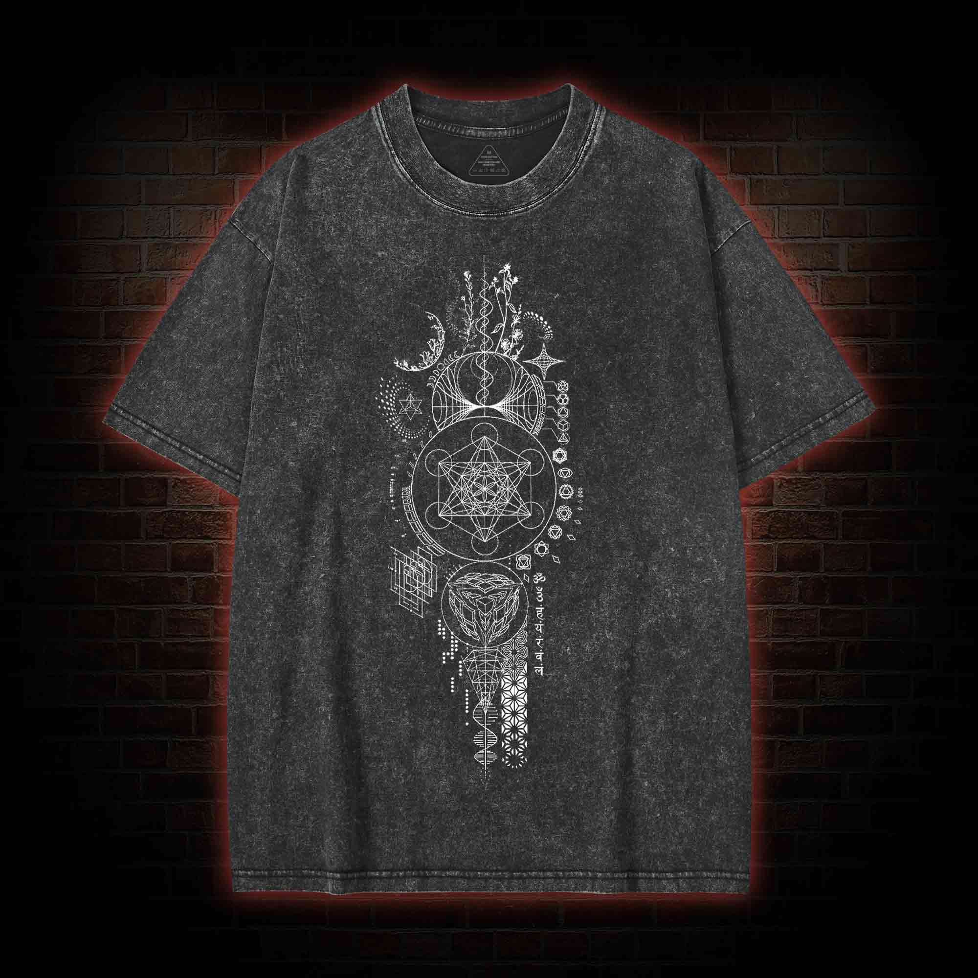 Sacred Geometry Washed T-shirt