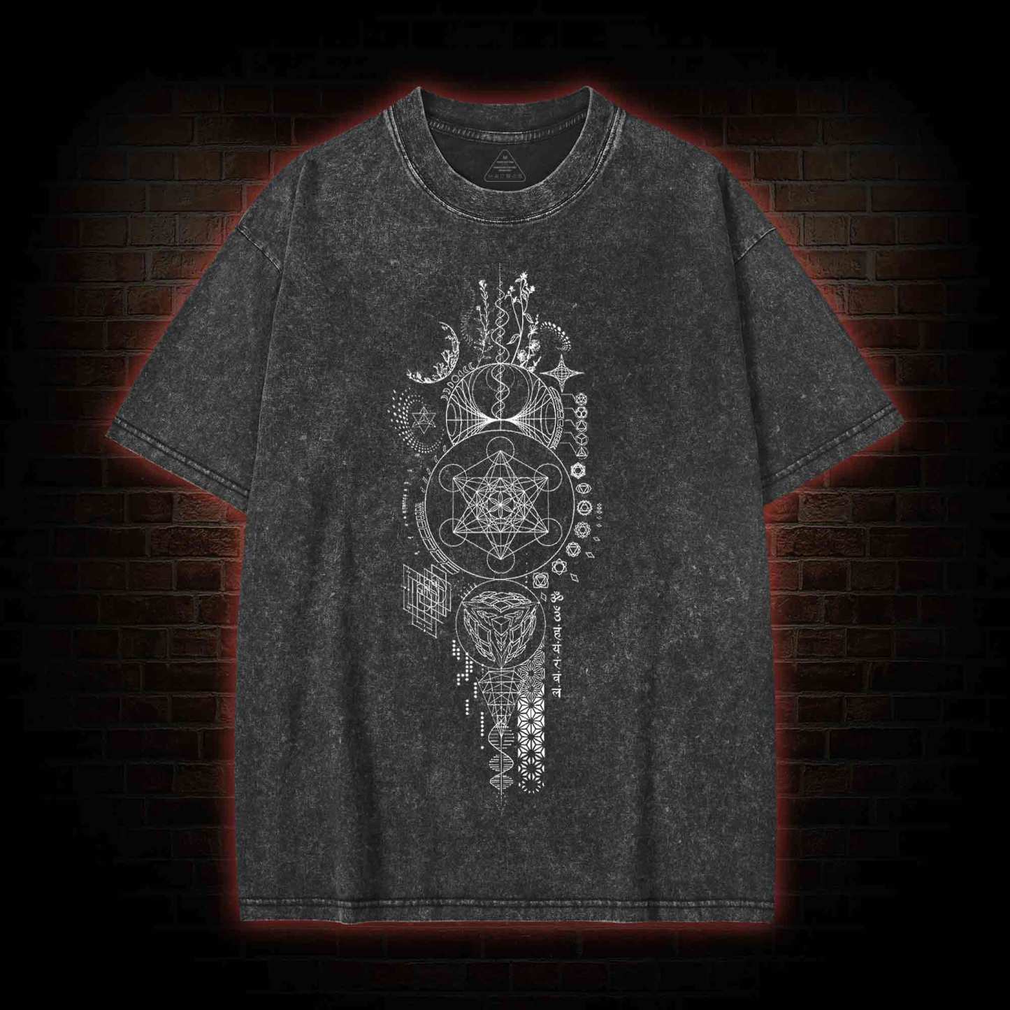 Sacred Geometry Washed T-shirt