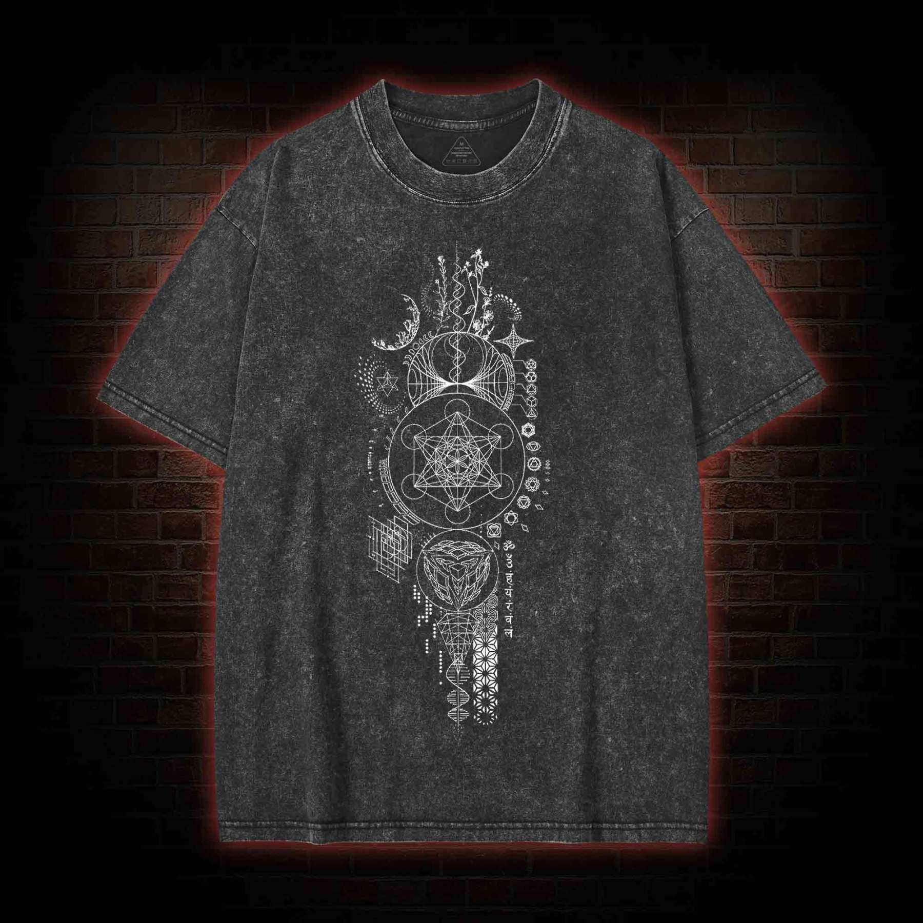 Sacred Geometry Washed T-shirt