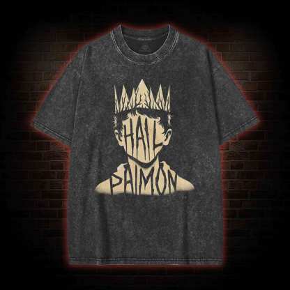 Hail Paimon Washed T-shirt