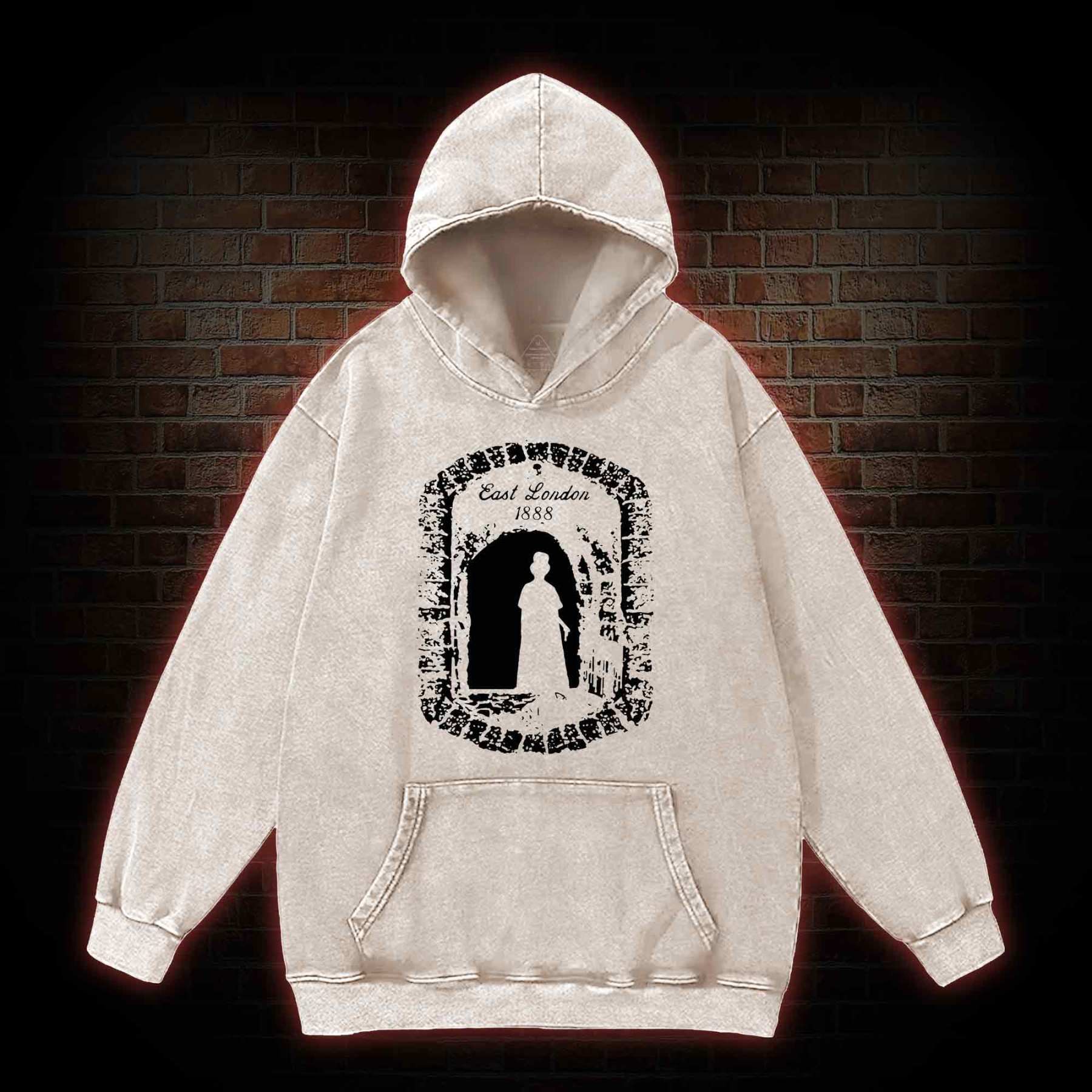 London Killer 1888 Washed Hoodie