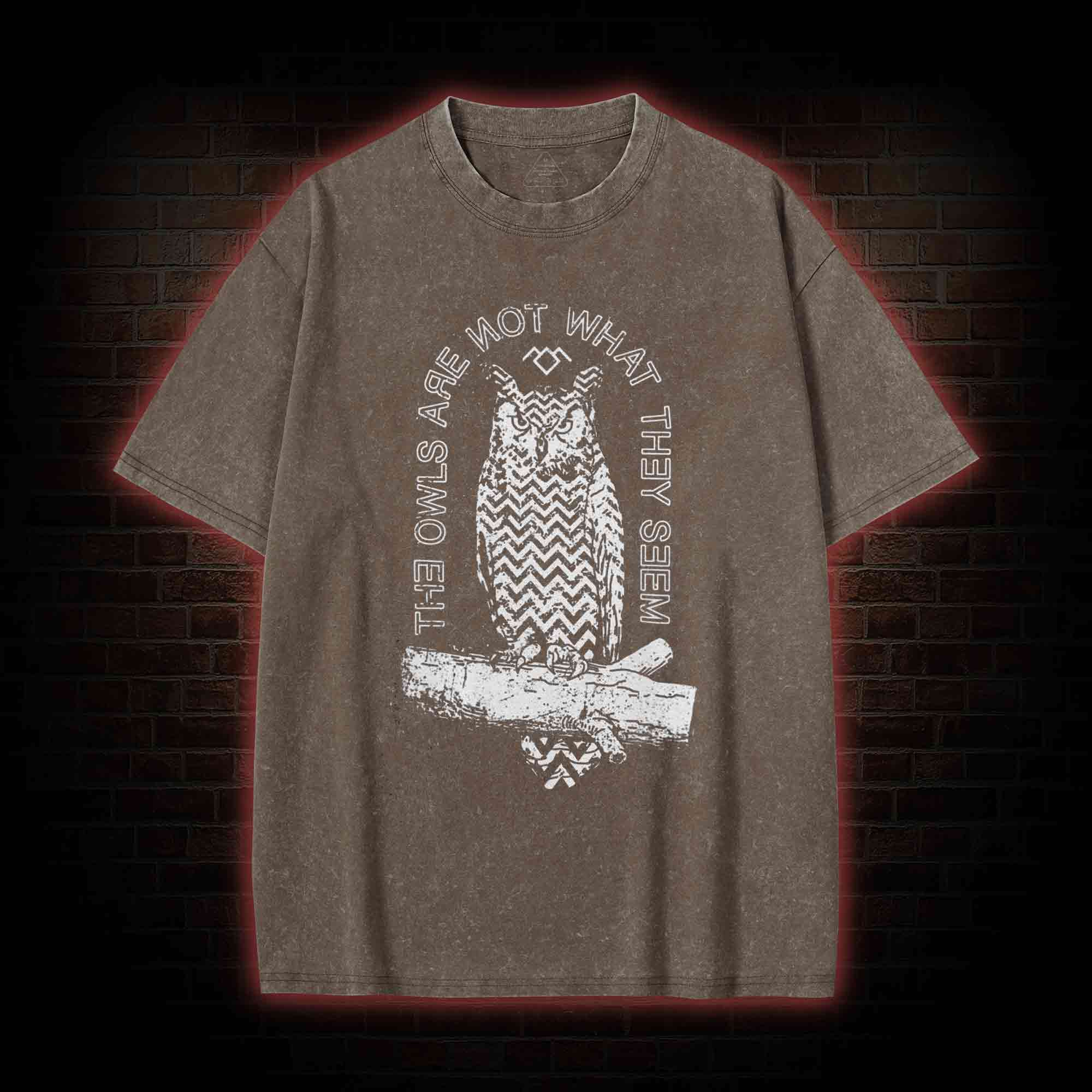 The Owls Are Not What They Seem Washed T-shirt