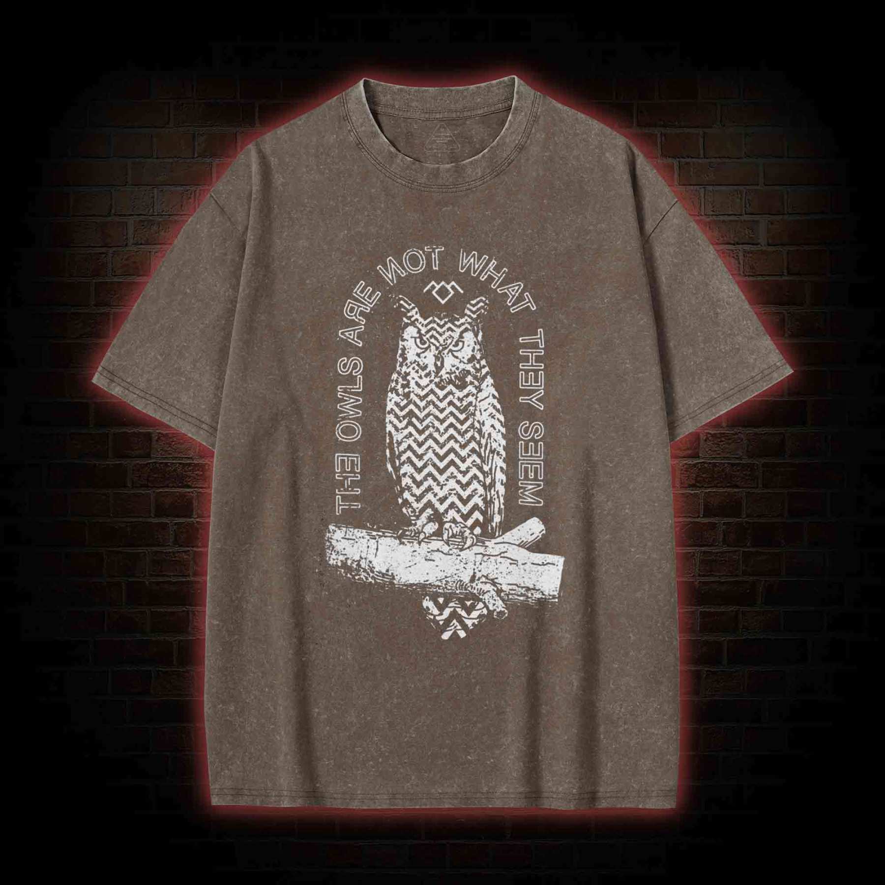 The Owls Are Not What They Seem Washed T-shirt