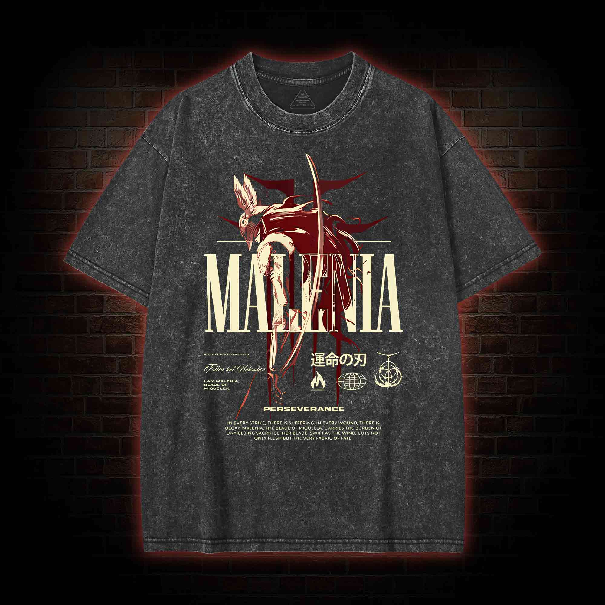 Cursed Goddess Washed T-shirt