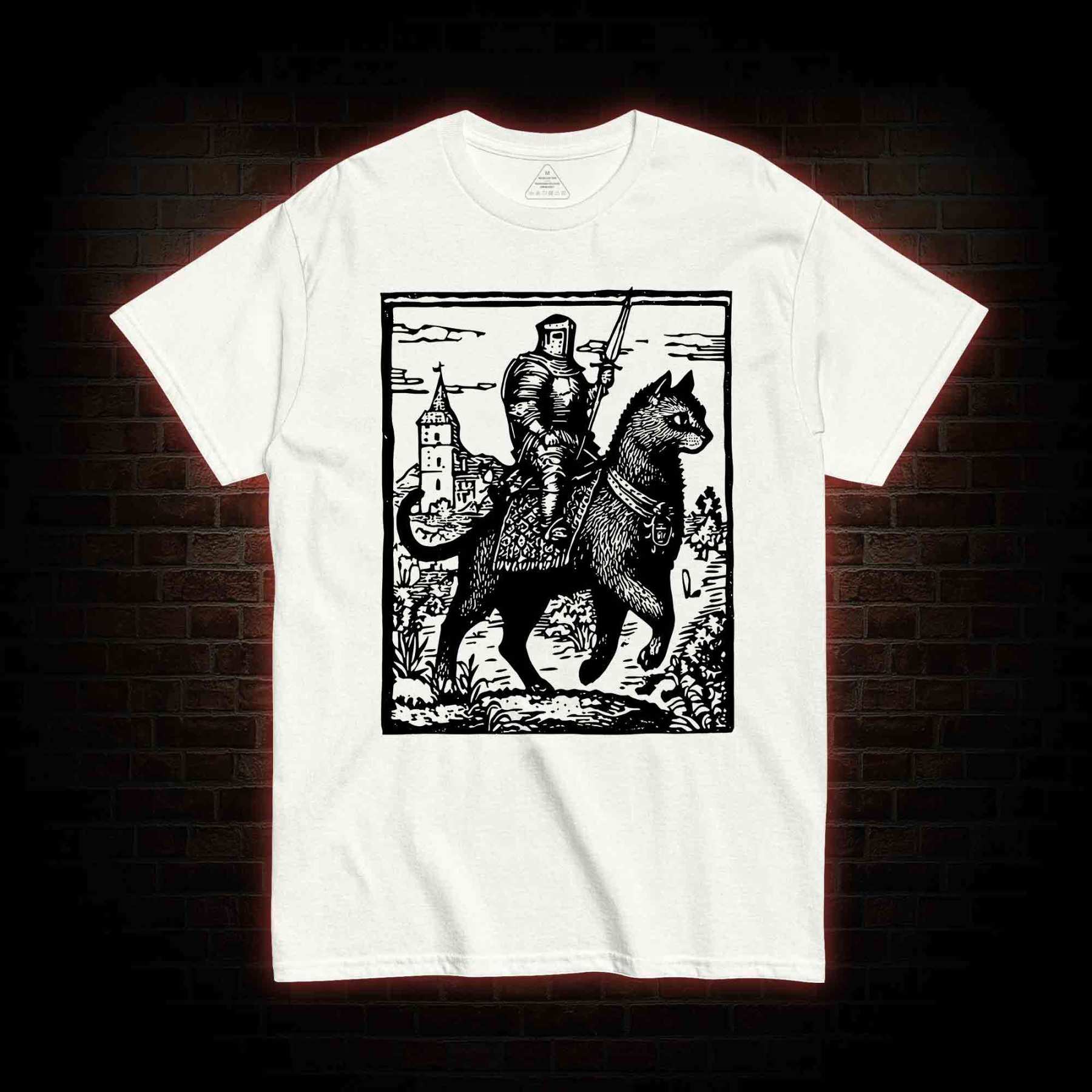 Knight Cat Rider T-shirt