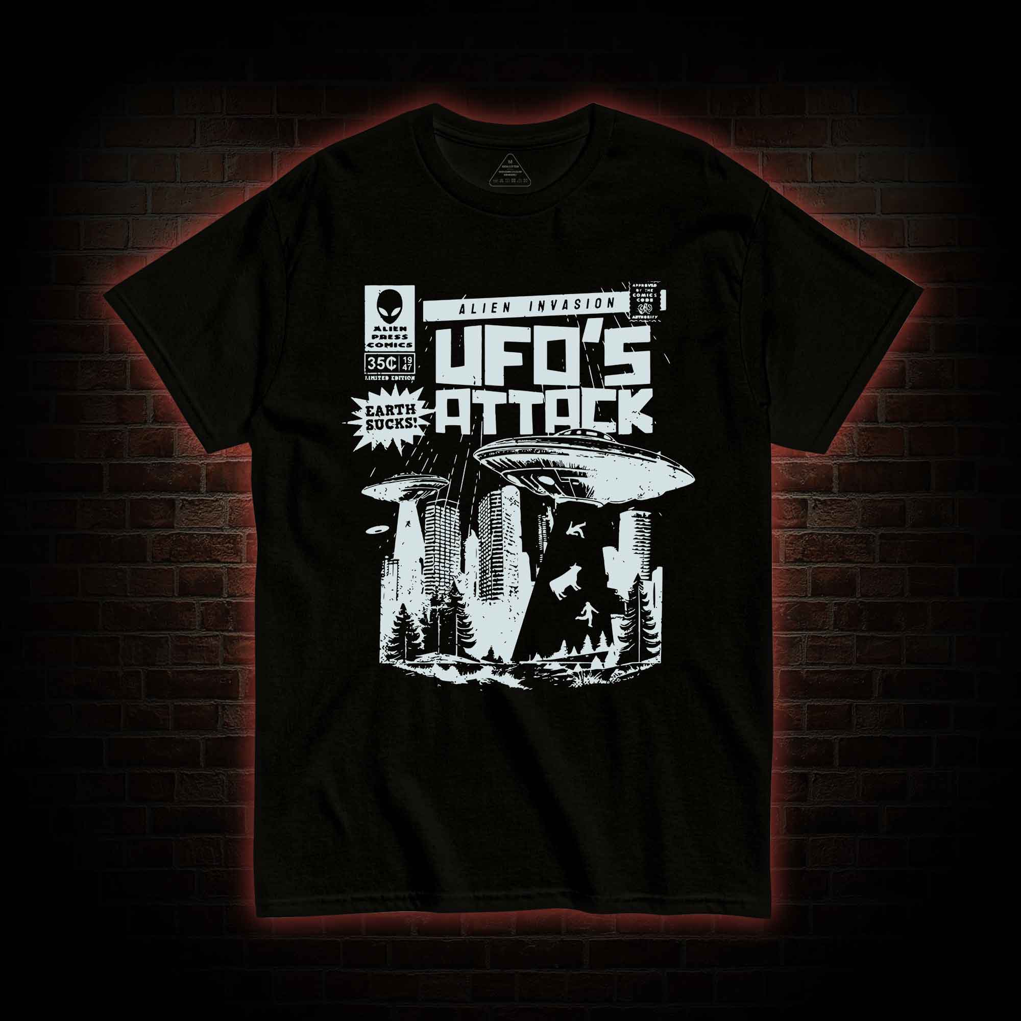 Ufo Attack T-shirt