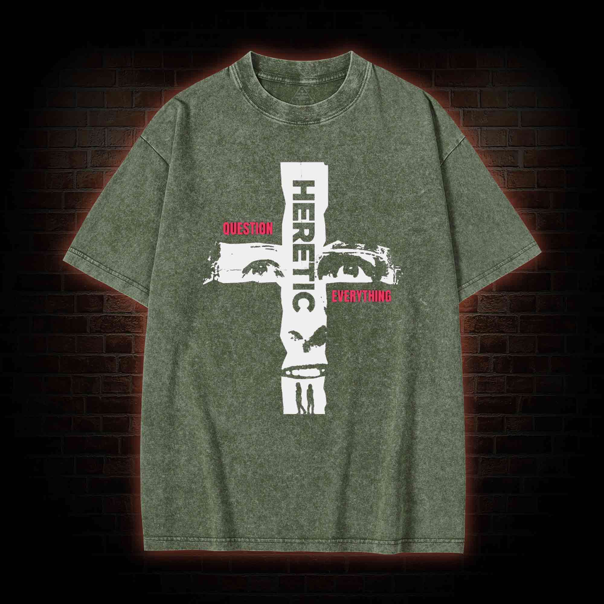 Question Everything Washed T-shirt