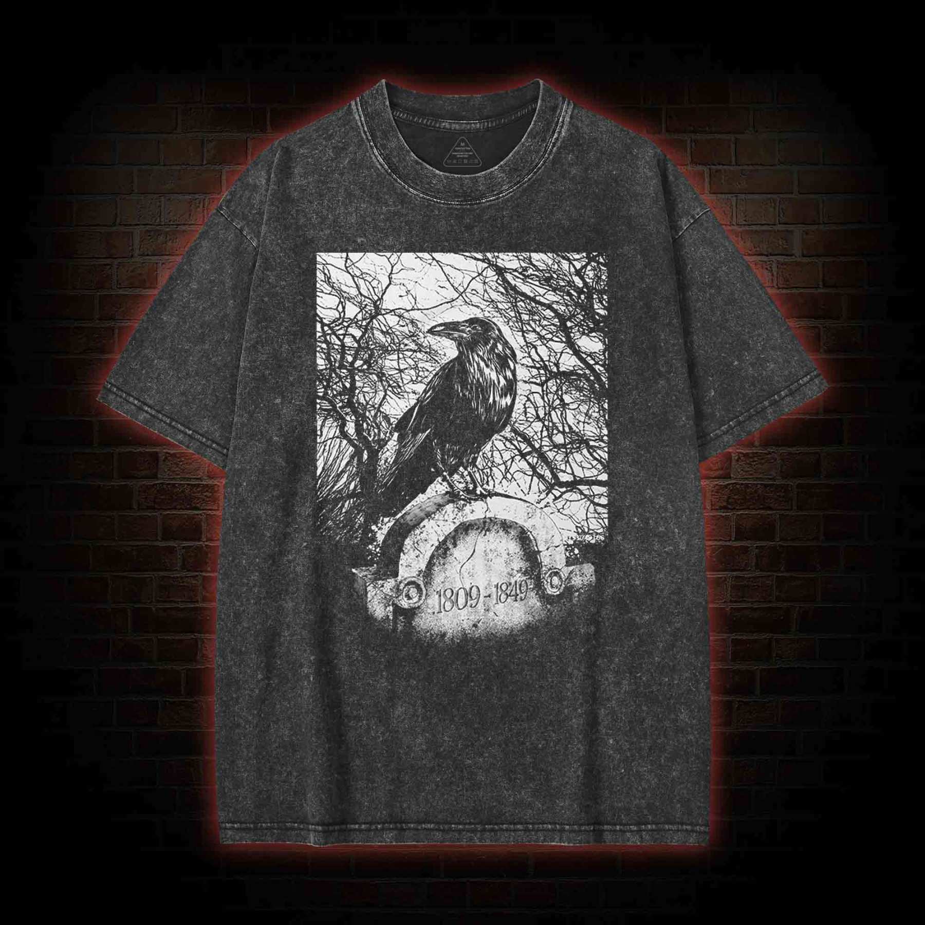 Death of the Poet Washed T-shirt