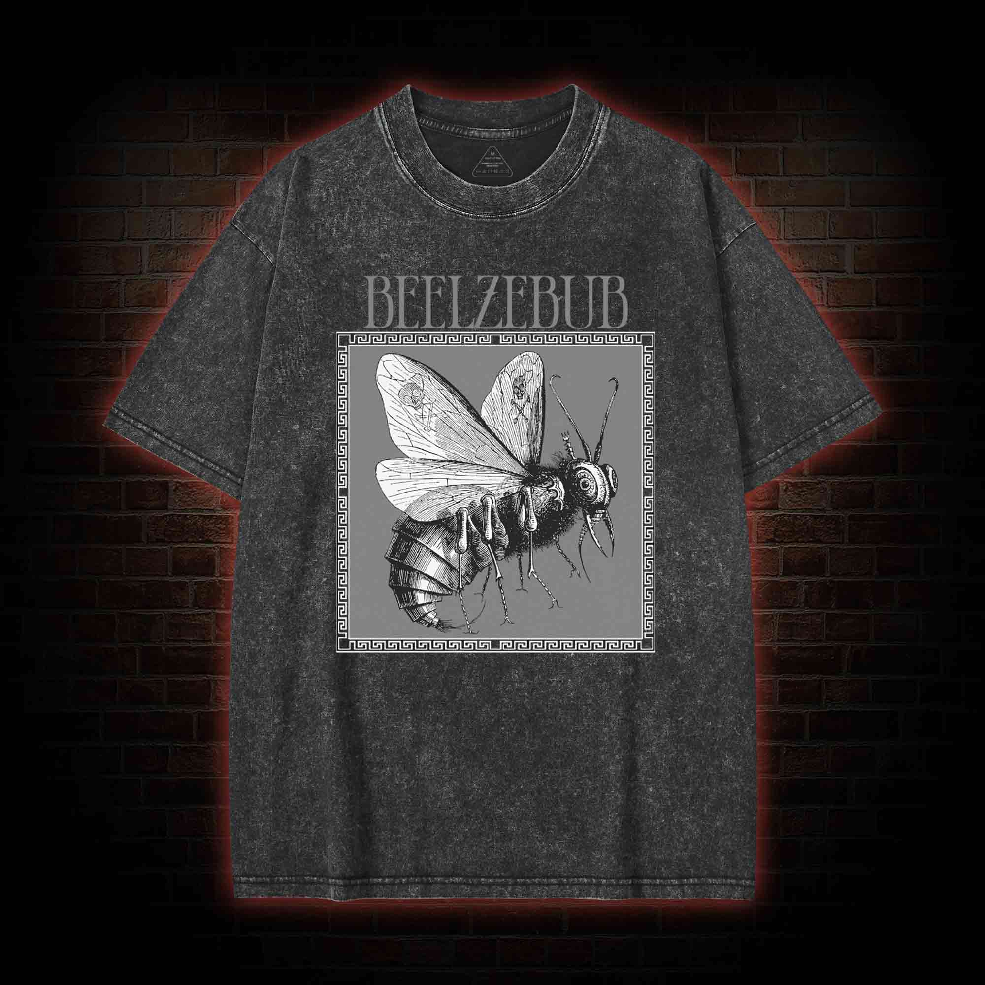Beelzebub Washed T-shirt