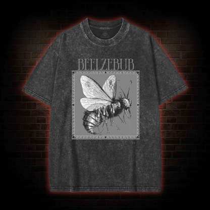 Beelzebub Washed T-shirt