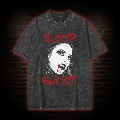 Blood Sucker Washed T-shirt