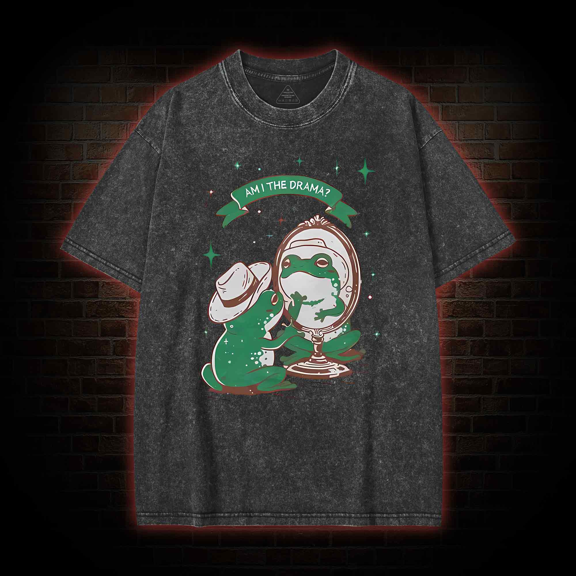 Am I The Drama Washed T-shirt
