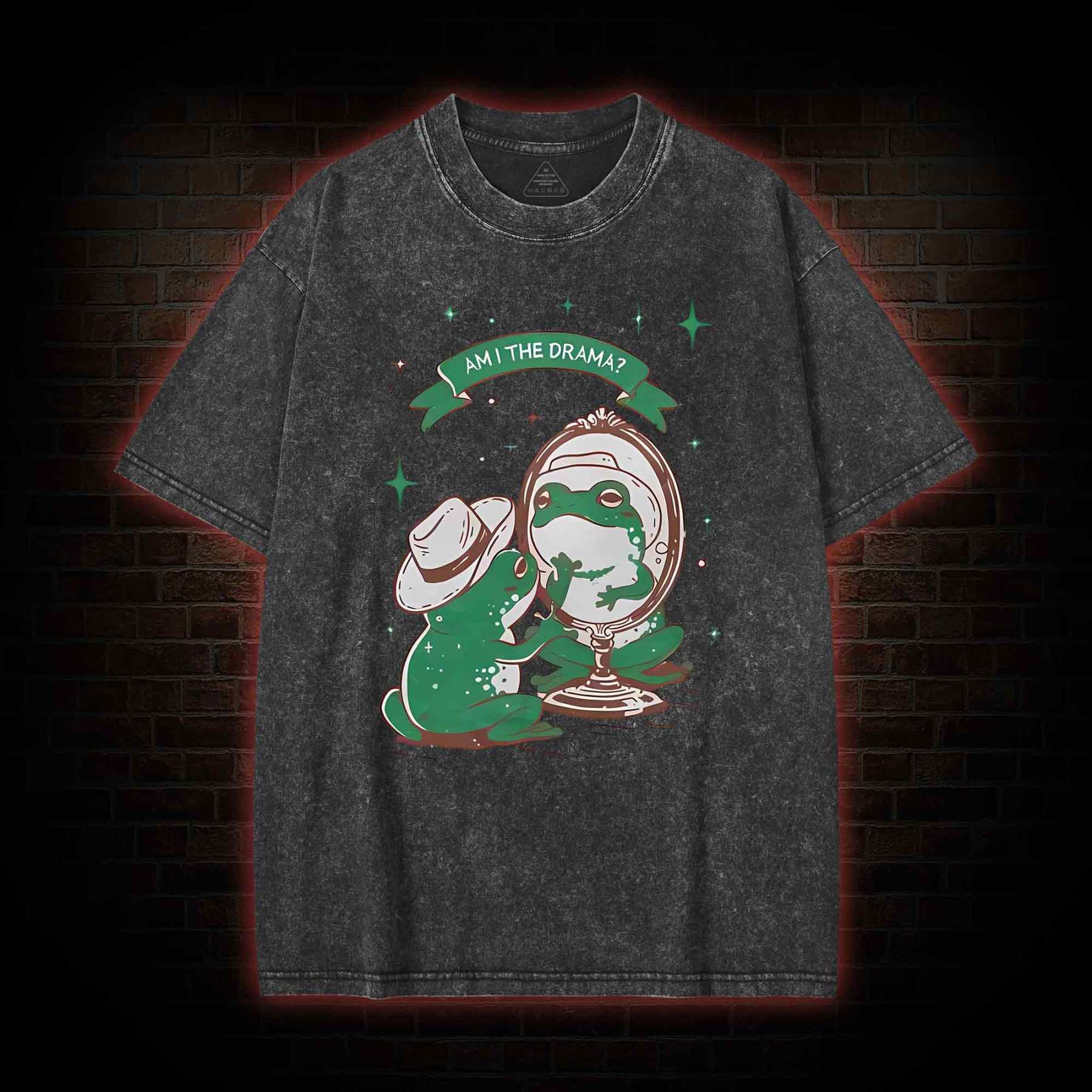 Am I The Drama Washed T-shirt