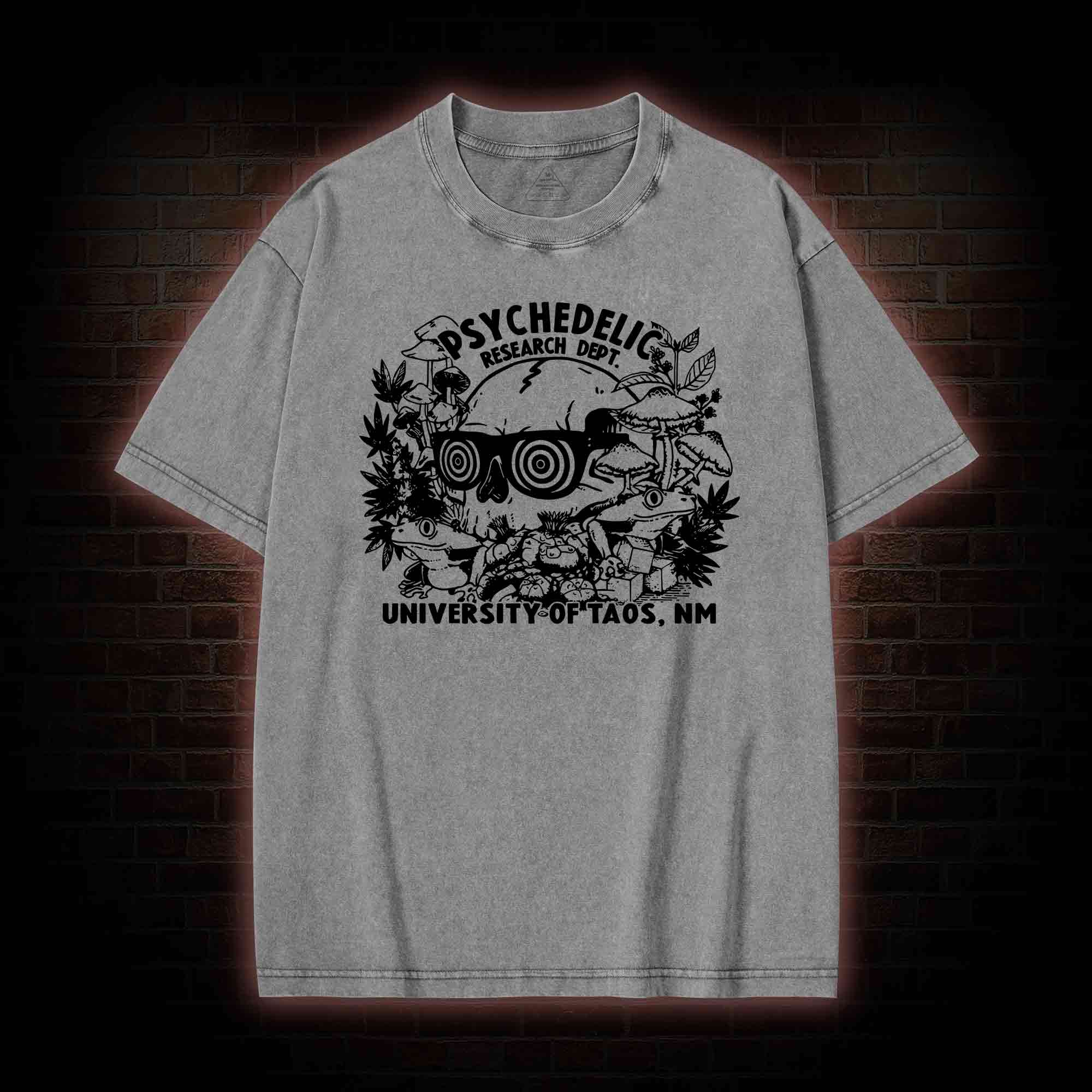 Psychedelic Research Washed T-shirt