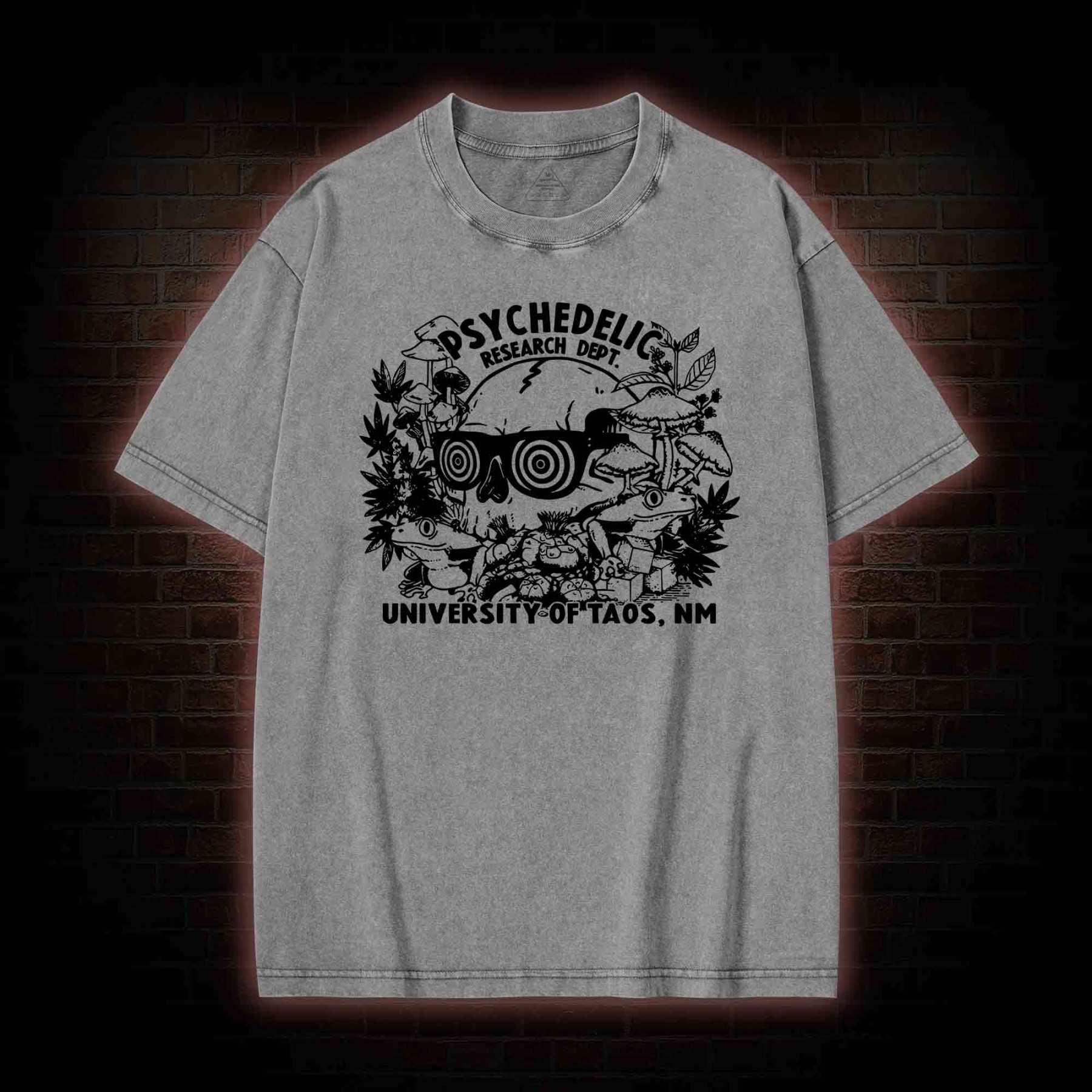 Psychedelic Research Washed T-shirt