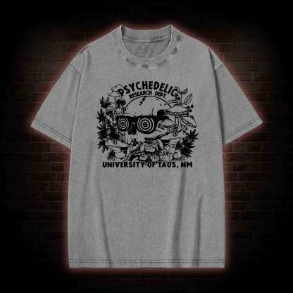 Psychedelic Research Washed T-shirt