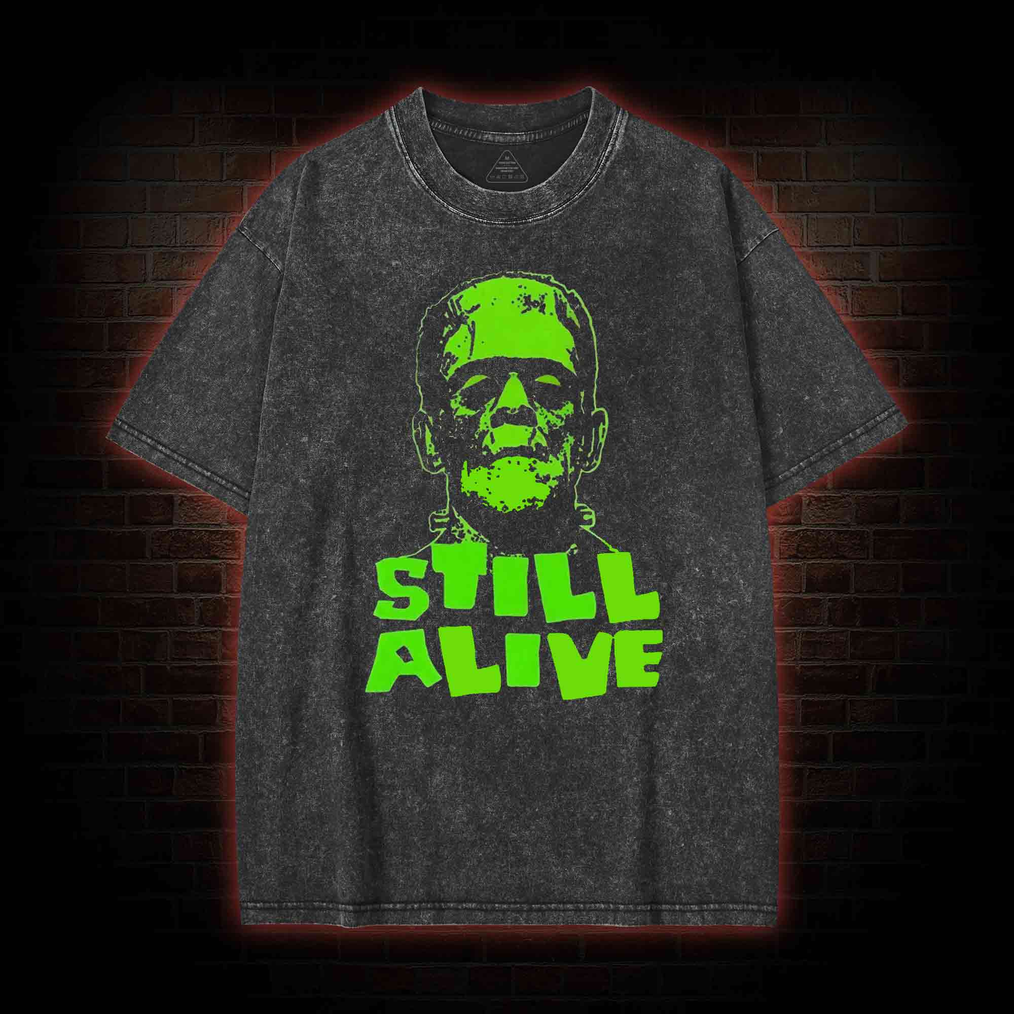 Still Alive Washed T-shirt