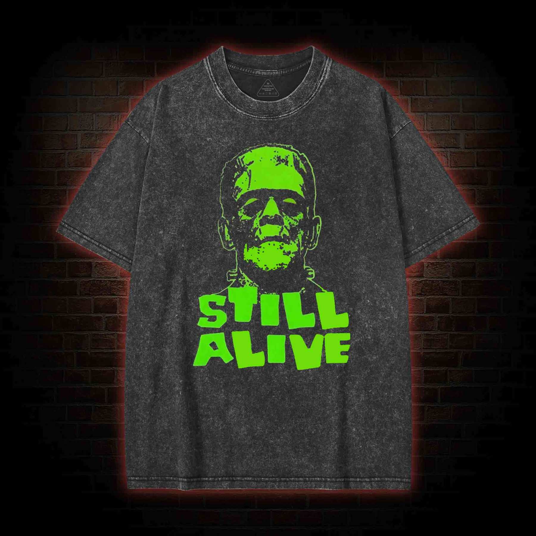 Still Alive Washed T-shirt