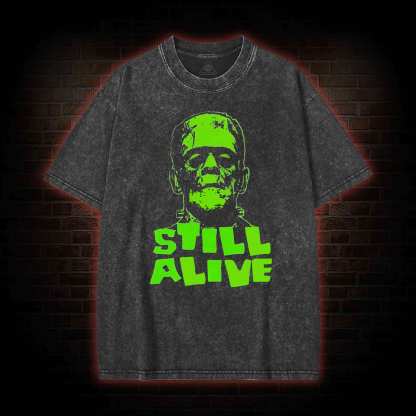Still Alive Washed T-shirt