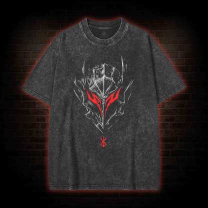 Berserker Mask Washed T-shirt