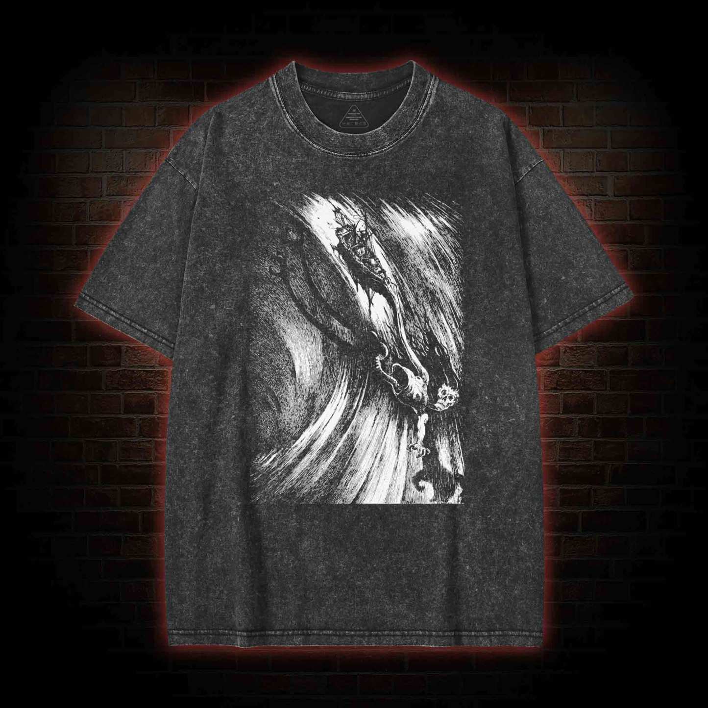 A Descent into the Maelström Washed T-shirt