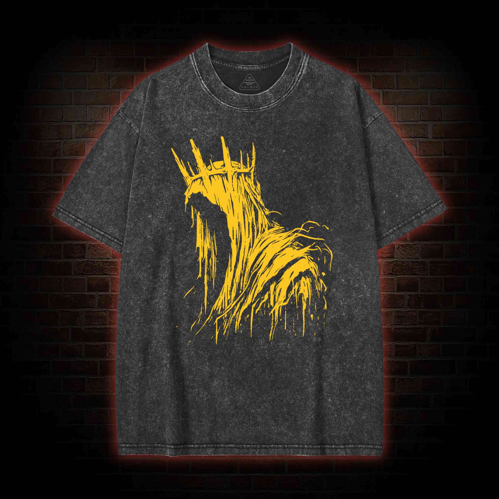The King in Yellow Cthulhu Washed T-shirt