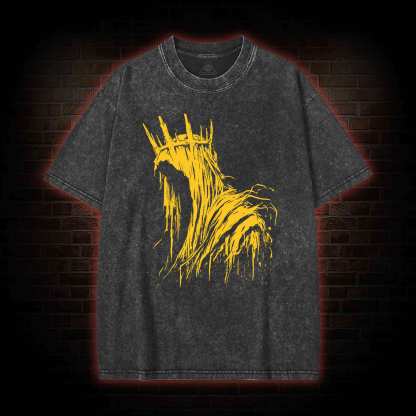 The King in Yellow Cthulhu Washed T-shirt