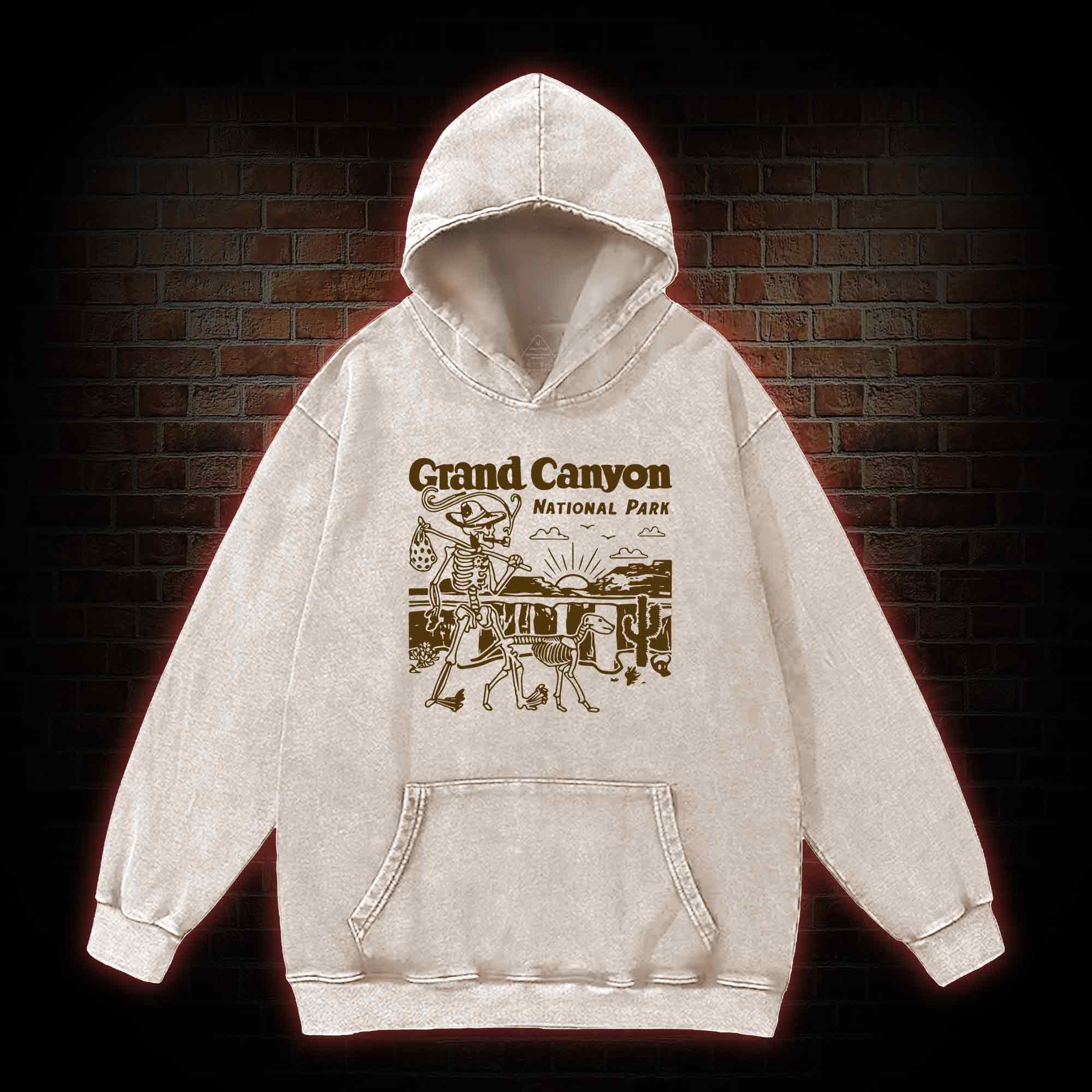 Grand Canyon National Park Washed Hoodie