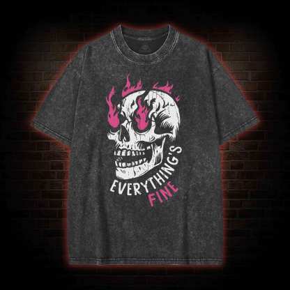 Everything is Fine Washed T-shirt