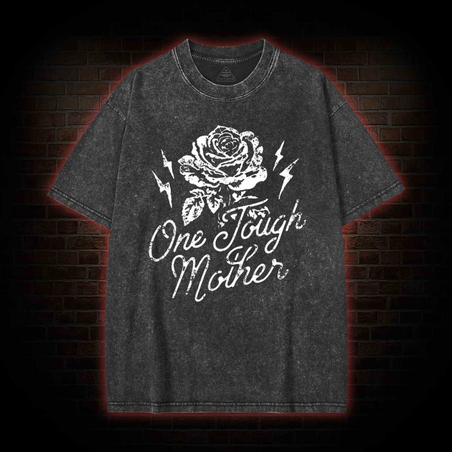 One Tough Mother  Washed T-shirt