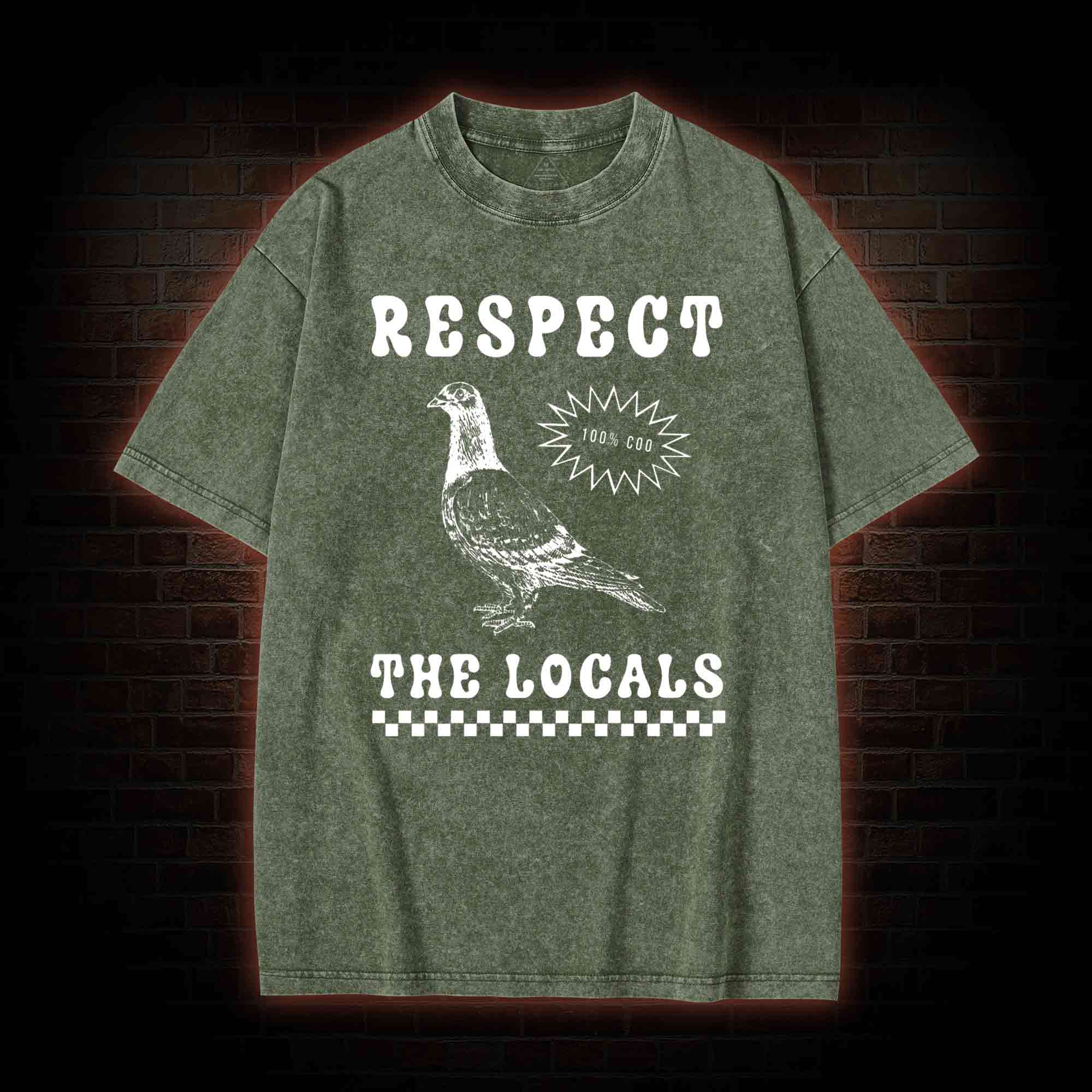 Respect the Locals Washed T-shirt