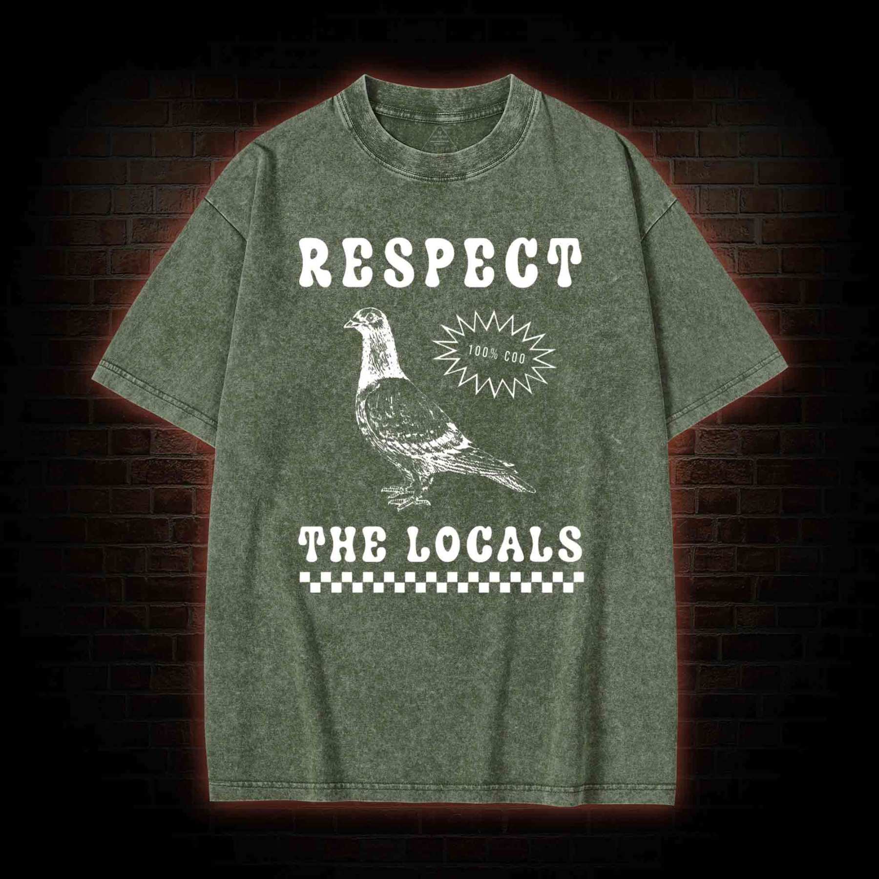 Respect the Locals Washed T-shirt